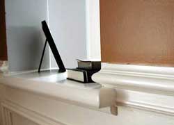shelf with books